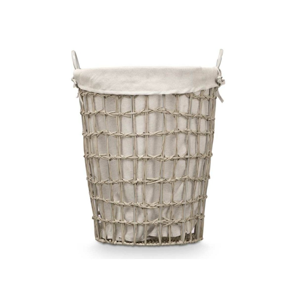 Panier Kipit HX30550 Gris Polyester Tissu polypropylène Fer Plastique 50 % coton (6 Unités)