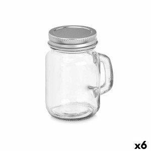 Topf Vivalto 01-0906 Durchsichtig Silberfarben 120 ml (6 Stück)