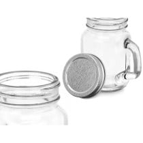 Bocal Vivalto 01-0906 Transparent Argenté 120 ml (6 Unités)