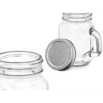Topf Vivalto 01-0906 Durchsichtig Silberfarben 120 ml (6 Stück)