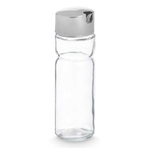 Ölfläschchen Vivalto OCT-TW022 Durchsichtig Silberfarben Metall Kristall Kunststoff 180 ml 4,6 x 15,7 x 4,6 cm (12 Stück)