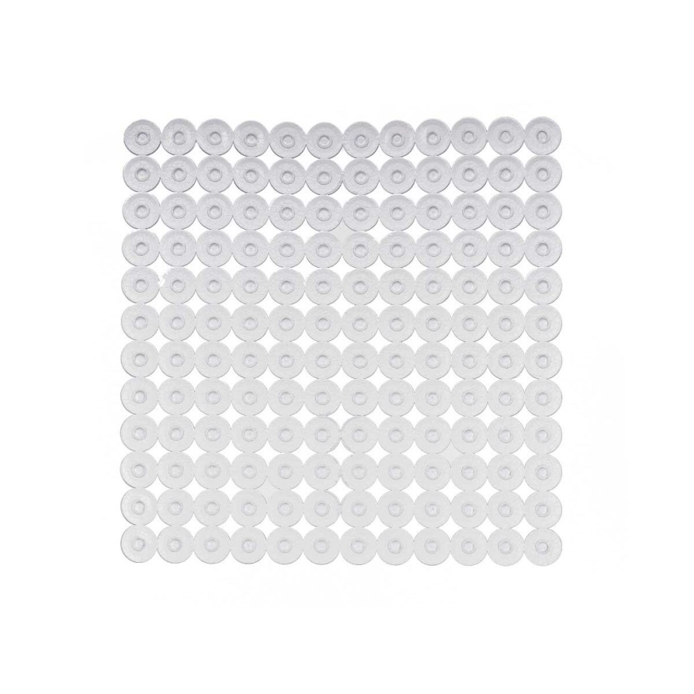 Non-slip Shower Mat Transparent PVC 54 x 54 x 1 cm (6 Units)