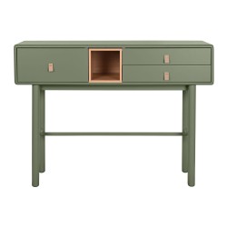 Console Home ESPRIT Vert Polyuréthane Bois MDF 120 x 35 x 90 cm