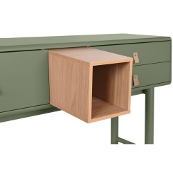 Console Home ESPRIT Vert Polyuréthane Bois MDF 120 x 35 x 90 cm