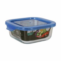 Lunch box Quttin Blue 14 x 14 x 5,5 cm (12 Units)