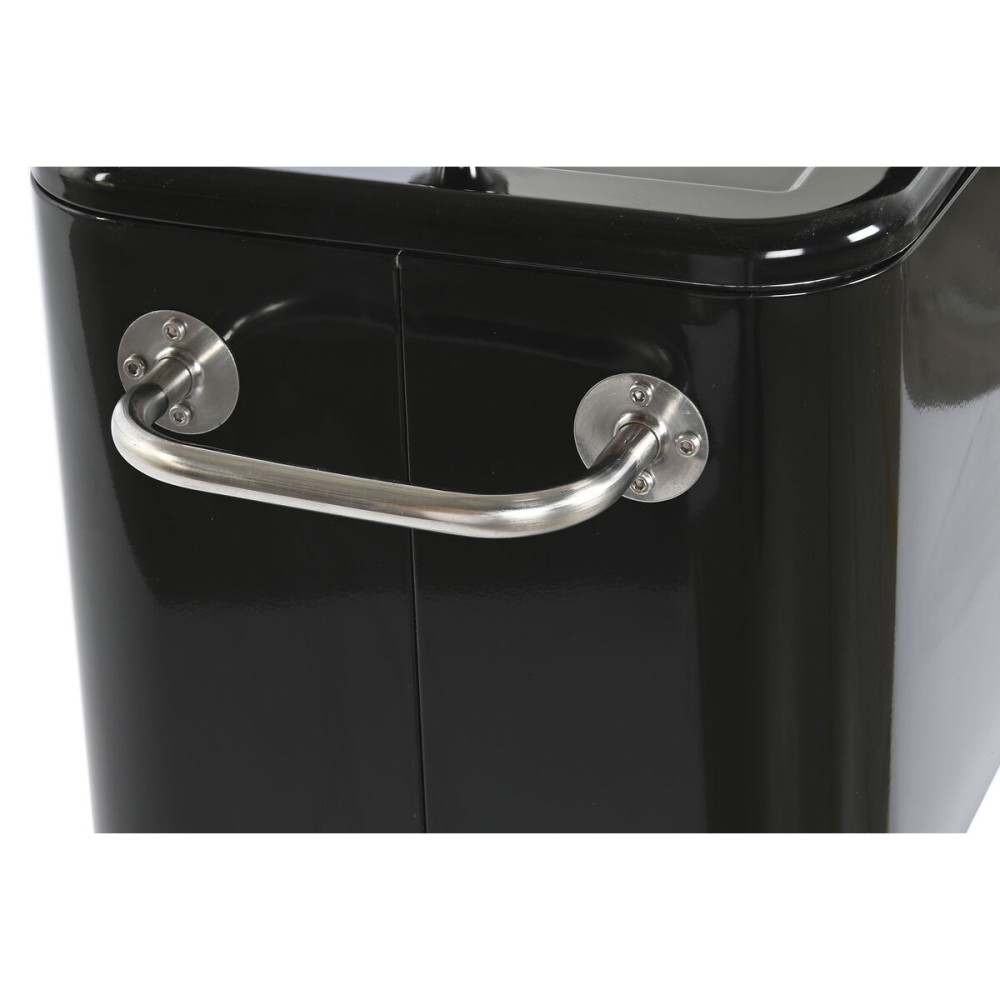 Tragbarer Kühlschrank DKD Home Decor 74 x 43 x 83 cm Schwarz Stahl Aluminium Polypropylen 56 L