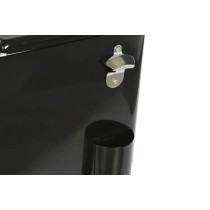 Tragbarer Kühlschrank DKD Home Decor 74 x 43 x 83 cm Schwarz Stahl Aluminium Polypropylen 56 L