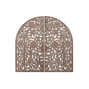 Kopfende des Betts Home ESPRIT natürlich 180 x 3,5 x 180 cm
