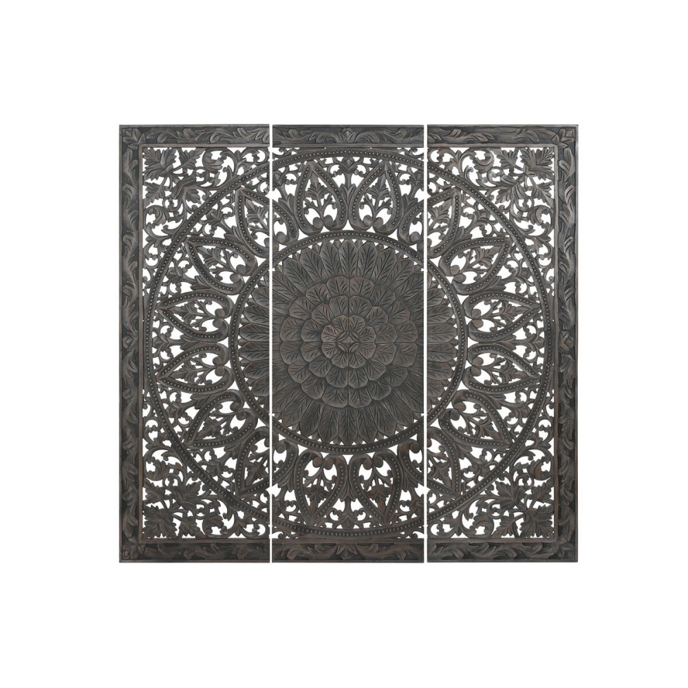 Kopfende des Betts Home ESPRIT Dunkelgrau 180 x 3,5 x 180 cm
