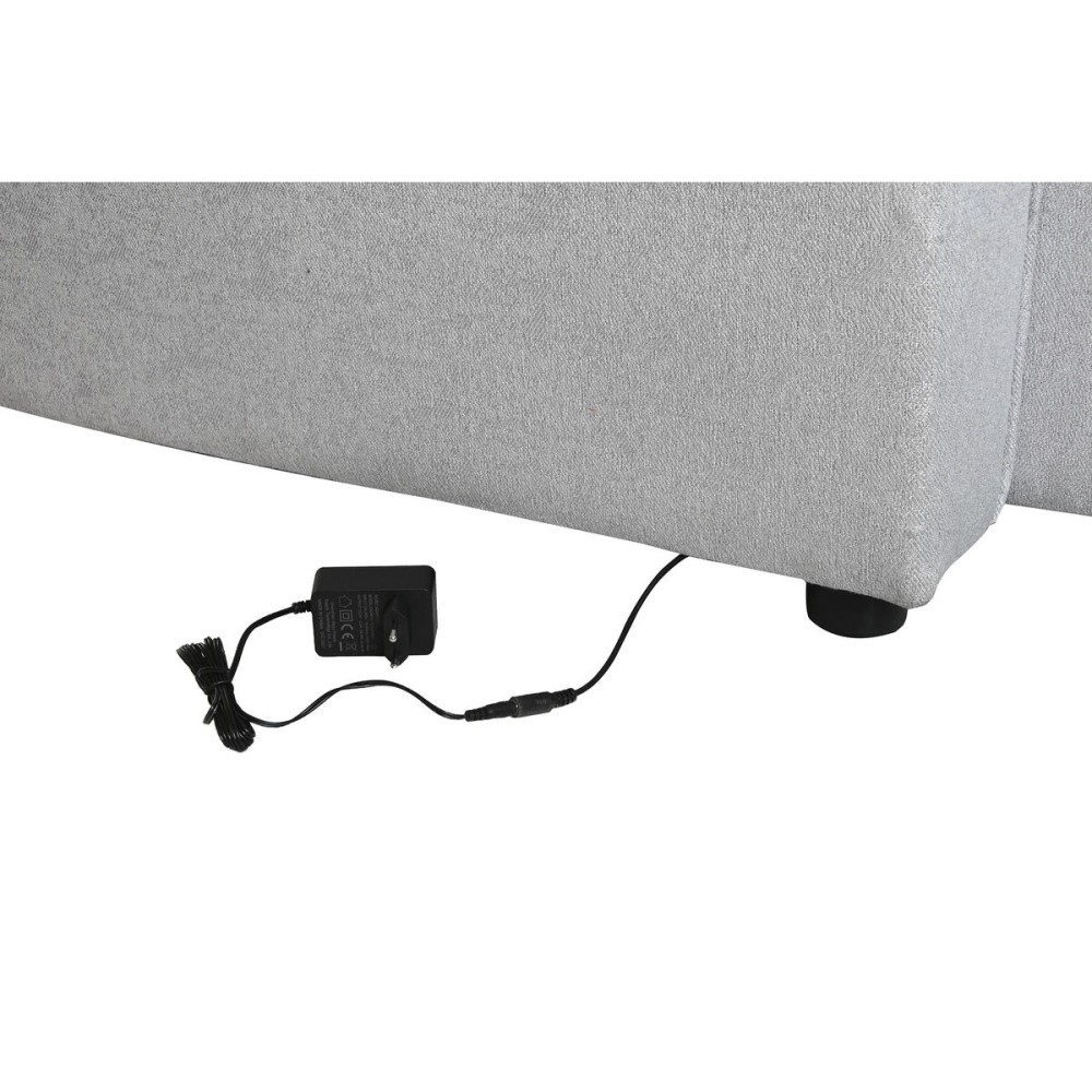 Schlafsofa Home ESPRIT Hellgrau Moderne 220 x 153 x 88 cm
