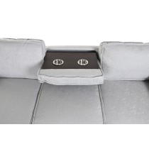 Schlafsofa Home ESPRIT Hellgrau Moderne 220 x 153 x 88 cm