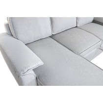 Schlafsofa Home ESPRIT Hellgrau Moderne 220 x 153 x 88 cm