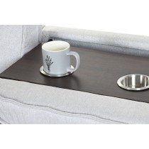 Schlafsofa Home ESPRIT Hellgrau Moderne 220 x 153 x 88 cm