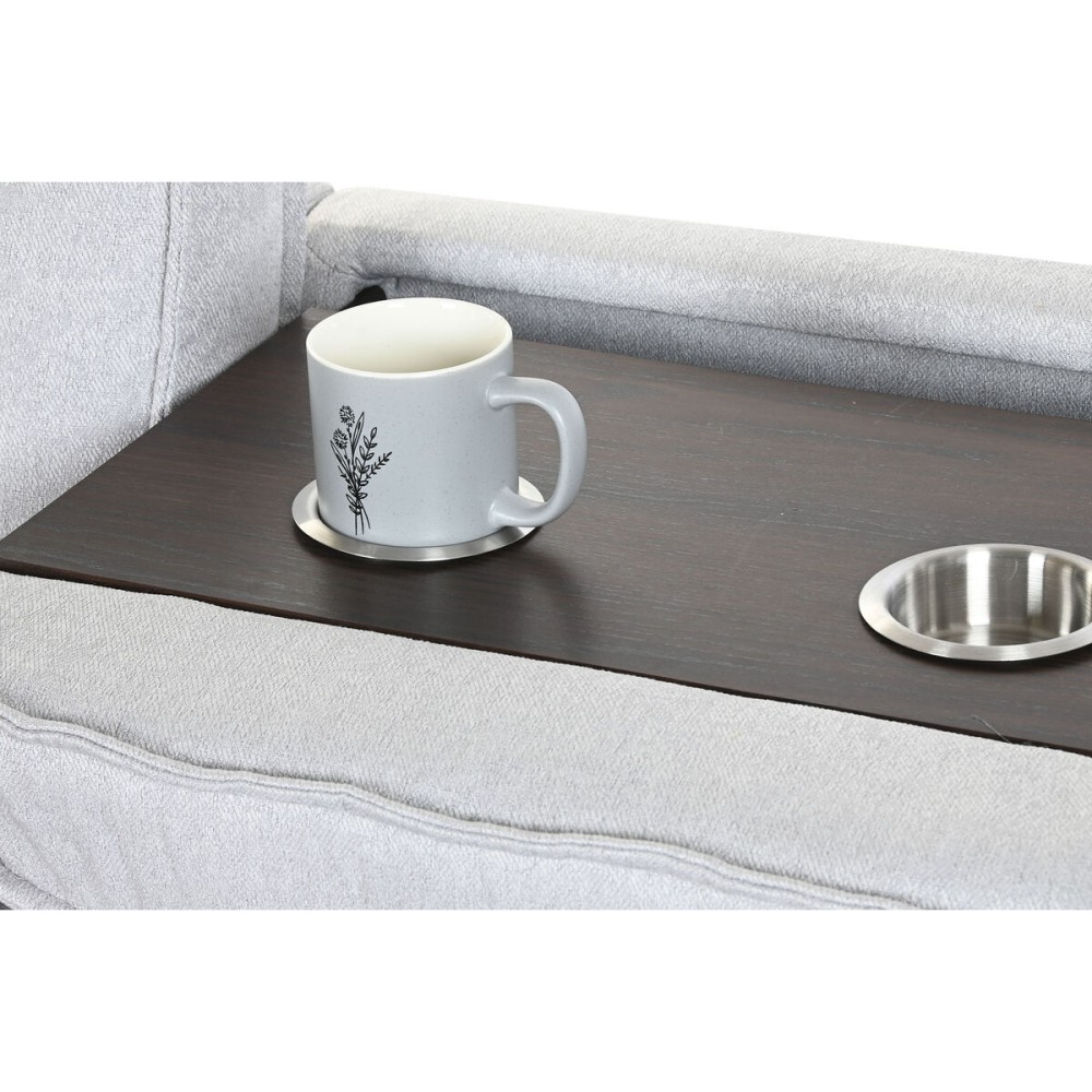 Schlafsofa Home ESPRIT Hellgrau Moderne 220 x 153 x 88 cm