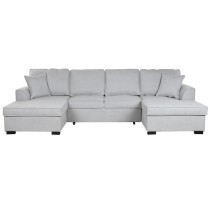Schlafsofa Home ESPRIT Grau Moderne 298 x 154 x 92 cm