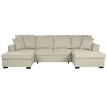 Schlafsofa Home ESPRIT Sand Moderne 298 x 154 x 92 cm