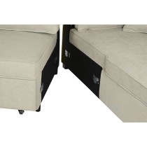 Schlafsofa Home ESPRIT Sand Moderne 298 x 154 x 92 cm