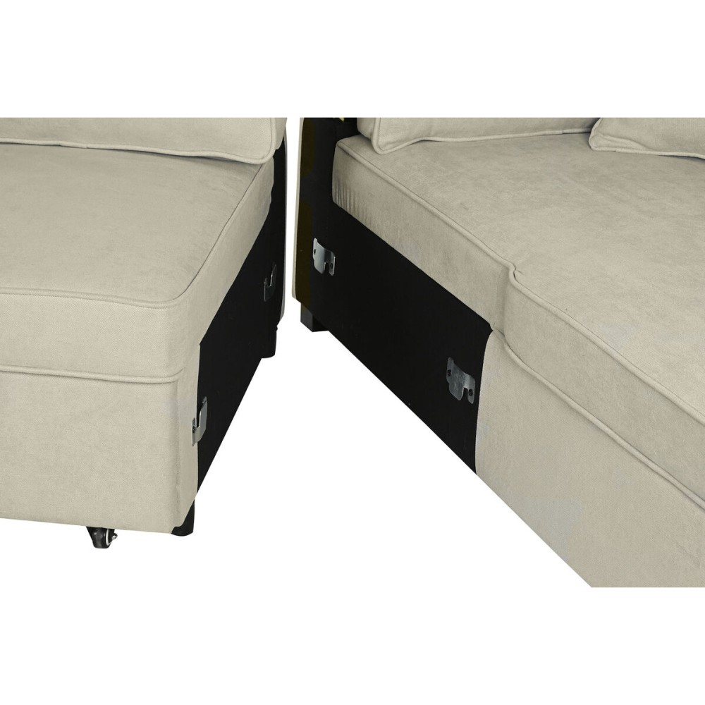 Schlafsofa Home ESPRIT Sand Moderne 298 x 154 x 92 cm