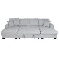 Schlafsofa Home ESPRIT Grau Moderne 298 x 154 x 92 cm