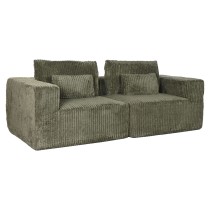 Sofa Home ESPRIT grün Scandi 220 x 158 x 91 cm