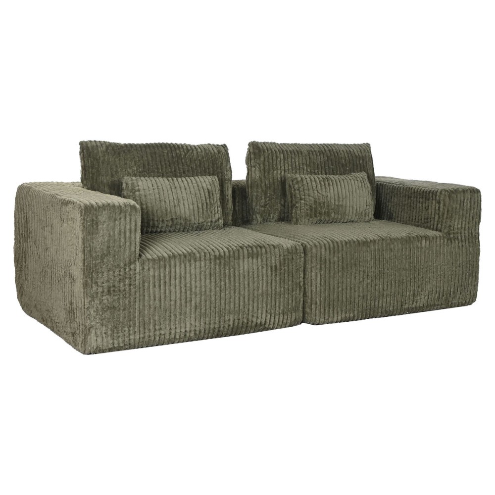 Sofa Home ESPRIT grün Scandi 220 x 158 x 91 cm