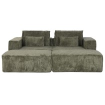 Sofa Home ESPRIT grün Scandi 220 x 158 x 91 cm