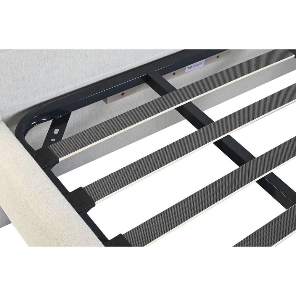 Bed Home ESPRIT Light grey 196 x 223 x 135 cm