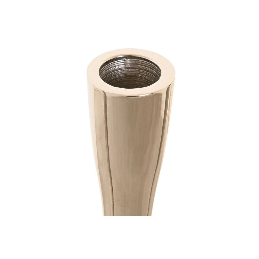 Kerzenleuchter Home ESPRIT Silberfarben Aluminium Moderne 7,5 x 7,5 x 25 cm