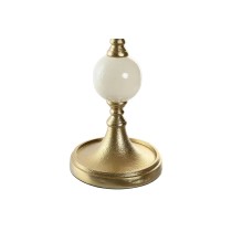 Pot à Bougie Home ESPRIT Blanc Doré Aluminium Moderne 15 x 15 x 43.5 cm