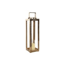 Laterne Home ESPRIT Gold Aluminium Kristall Moderne 15 x 15 x 59 cm