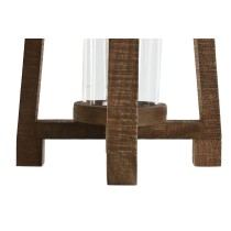 Candleholder Home ESPRIT Natural Crystal Mango wood 25 x 25 x 35 cm