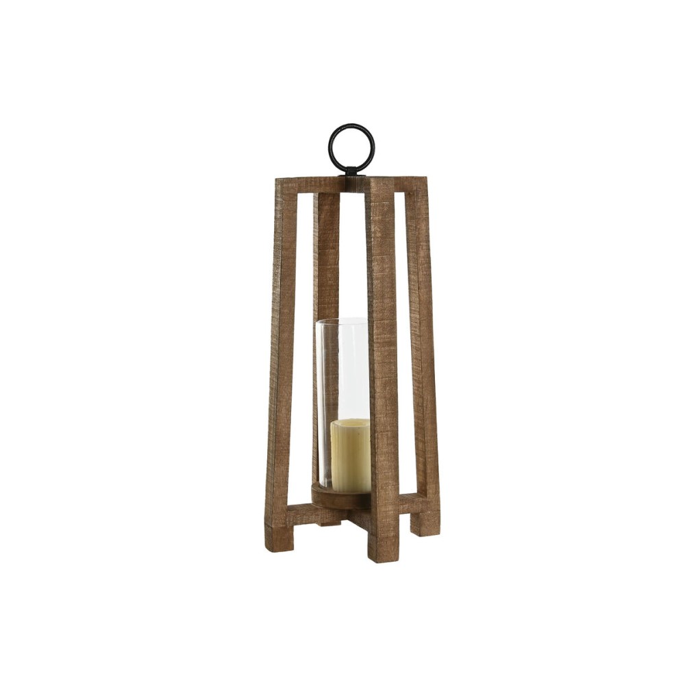 Kerzenschale Home ESPRIT natürlich Kristall Mango-Holz 27 x 27 x 54 cm