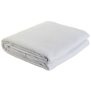 Steppdecke DKD Home Decor Weiß King size 270 x 270 x 1 cm
