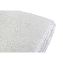 Steppdecke DKD Home Decor Weiß King size 270 x 270 x 1 cm