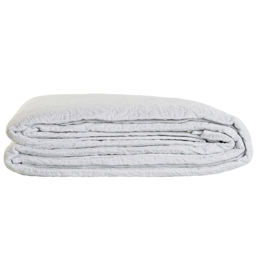 Steppdecke DKD Home Decor Weiß King size 270 x 270 x 1 cm