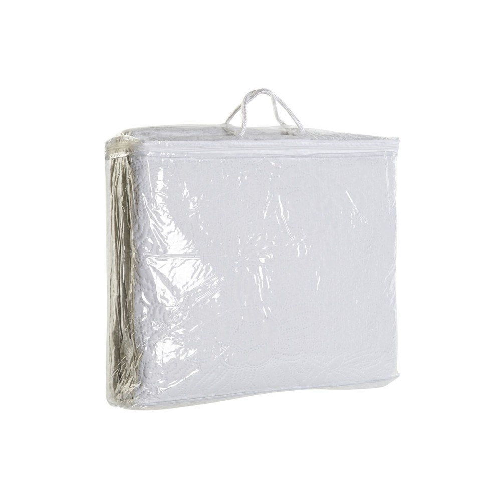Steppdecke DKD Home Decor Weiß King size 270 x 270 x 1 cm