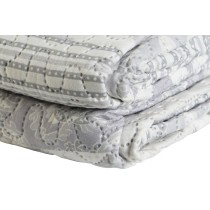 Steppdecke DKD Home Decor Beige Grau King size 270 x 270 x 1 cm