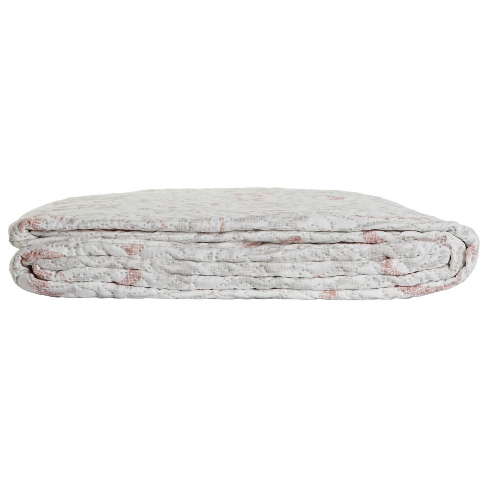 Steppdecke DKD Home Decor Braun Beige Einzelmatratze 180 x 260 x 1 cm