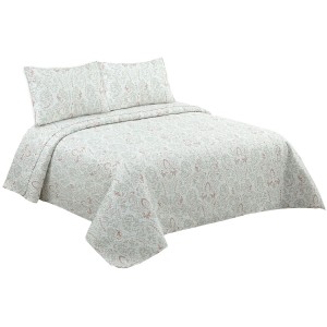 Steppdecke DKD Home Decor Weiß Double size 240 x 260 x 1 cm