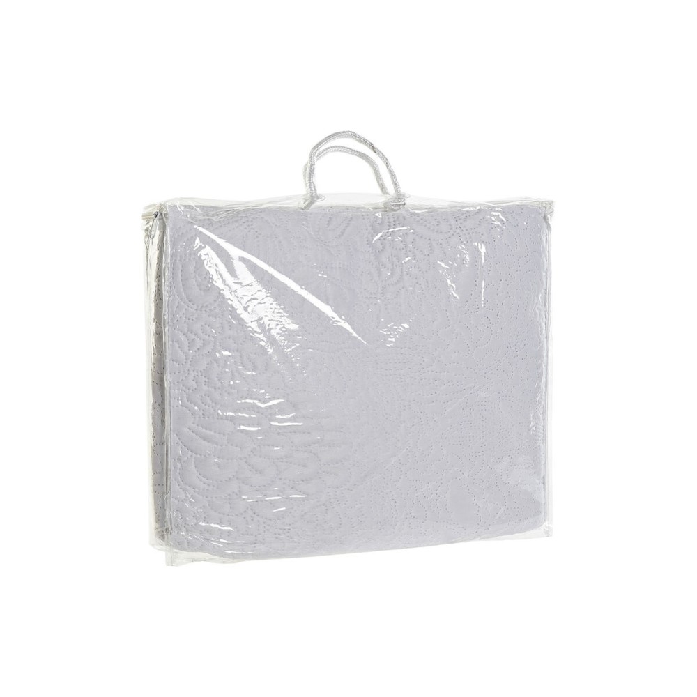 Steppdecke DKD Home Decor Weiß Double size 240 x 260 x 1 cm