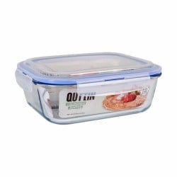 Lunchbox hermetisch Quttin   rechteckig 2,4 L (4 Stück)