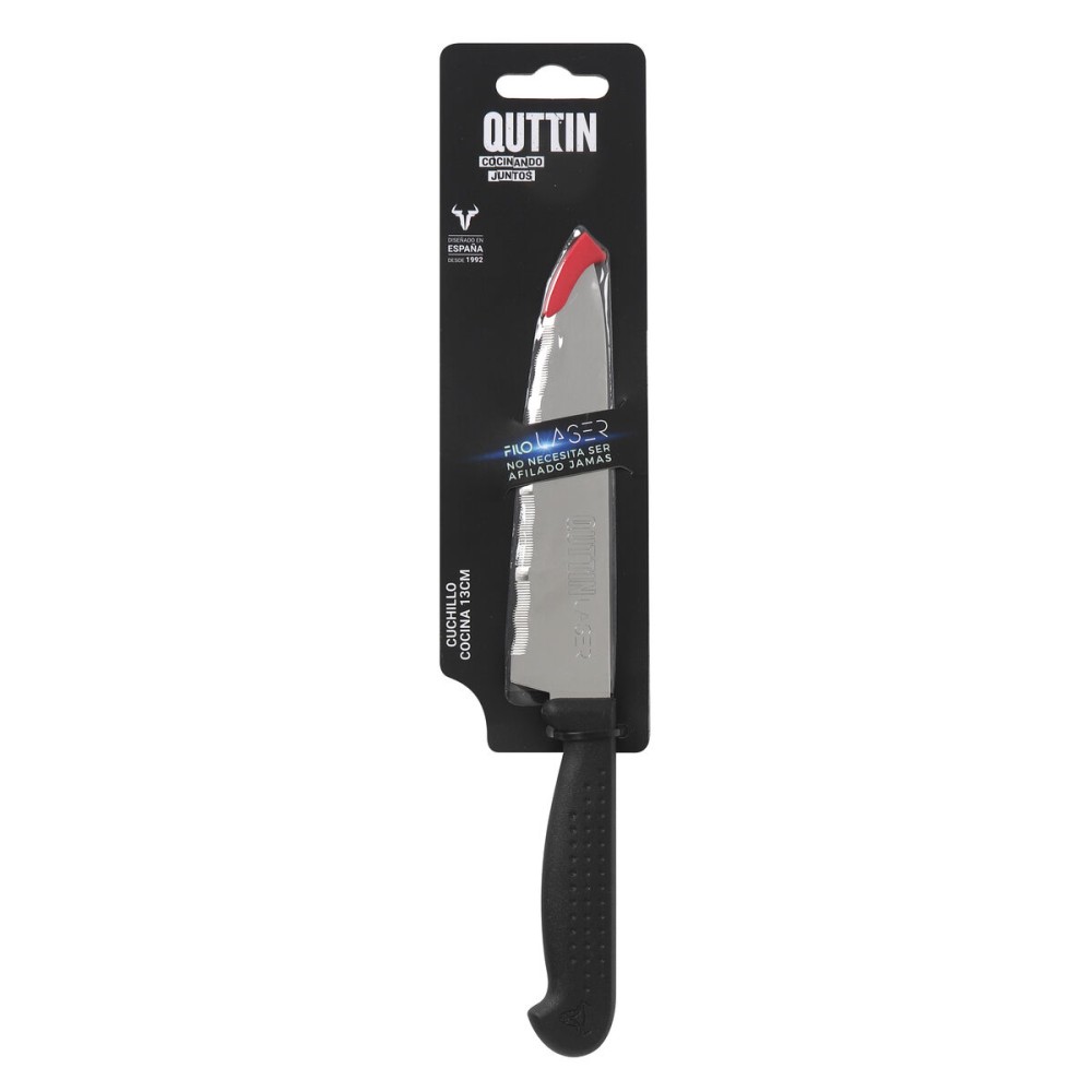 Küchenmesser Quttin Laser Schwarz Silberfarben 28 x 6 x 1,3 cm (36 Stück)
