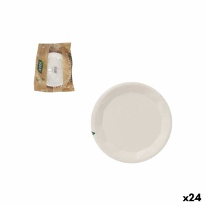 Geschirr-Set Algon Weiß 17 cm 10 Stücke (24 Stück)