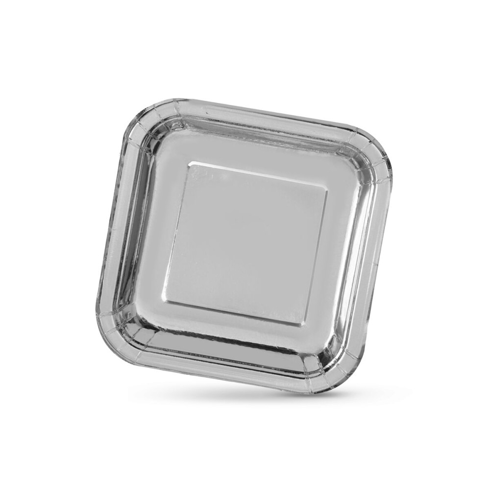 Geschirr-Set Algon Silberfarben 20 cm 20 x 2 cm 10 Stücke (18 Stück)
