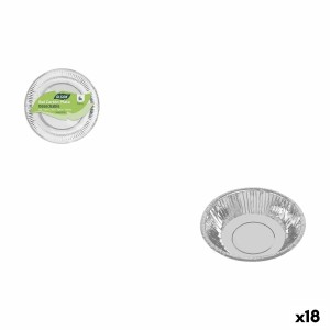Geschirr-Set Algon Silberfarben 450 ml 6 Stücke (18 Stück)