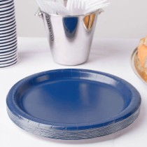 Service de vaisselle Algon Bleu 20 cm 10 Pièces (24 Unités)