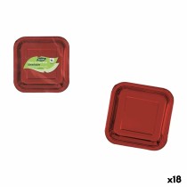 Geschirr-Set Algon Rot 20 cm 10 Stücke (18 Stück)