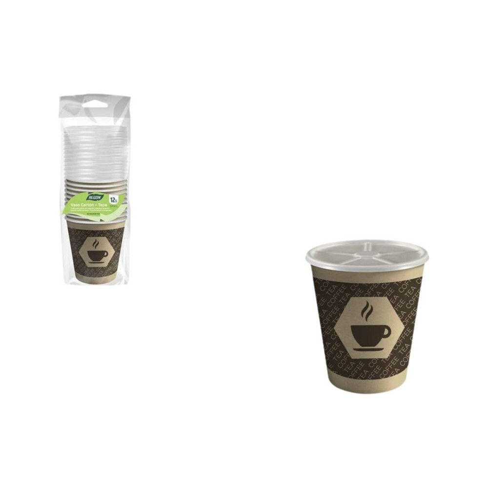 Set de Verres Algon Marron 120 ml 12 Pièces (18 Unités)