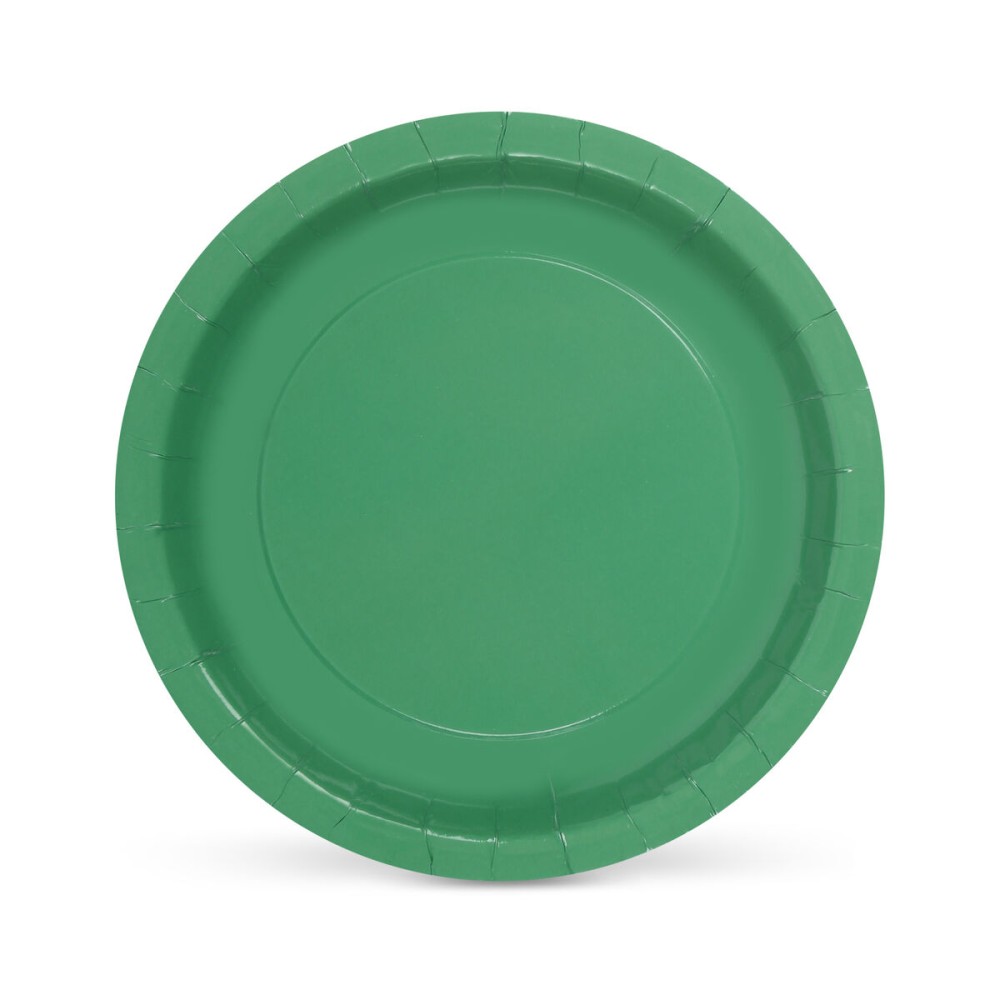 Service de vaisselle Algon Vert 20 cm 10 Pièces (24 Unités)