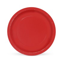 Service de vaisselle Algon Rouge 20 cm 10 Pièces (24 Unités)